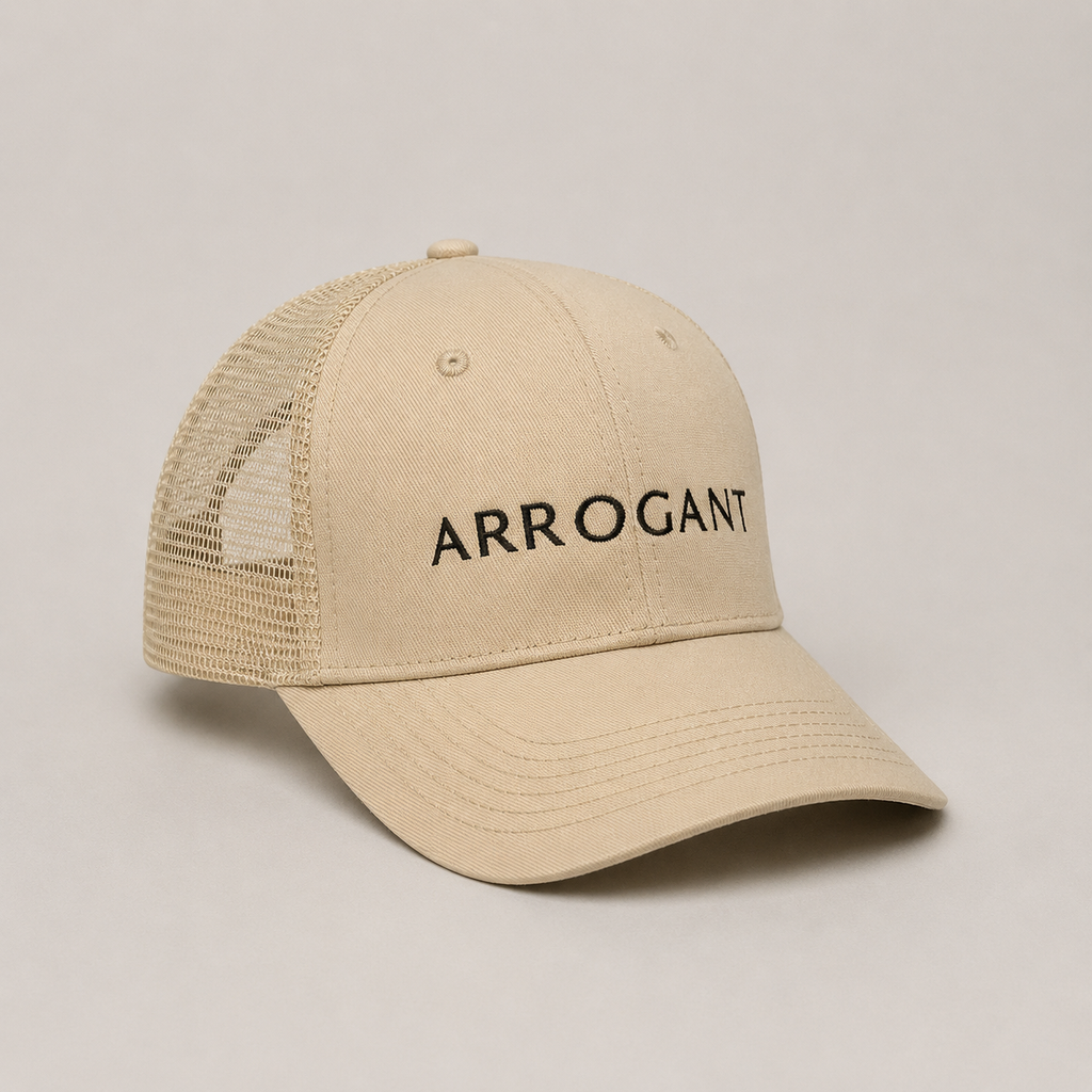 ARROGANT Origin Trucker Cap - OFF White