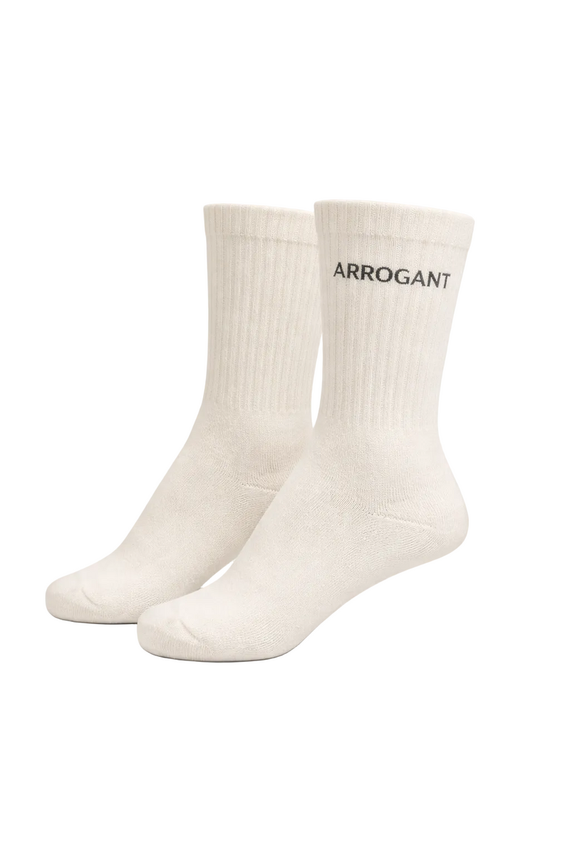 ARROGANT Essential Socks - Off White - 2 Pack