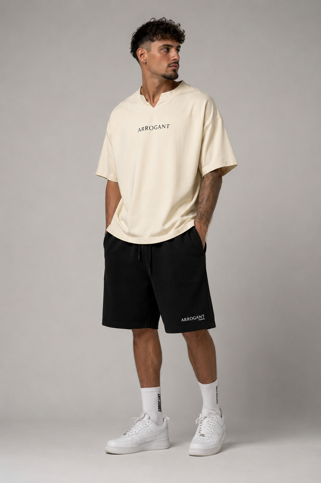 ARROGANT Heritage Oversized T-shirt - OFF White
