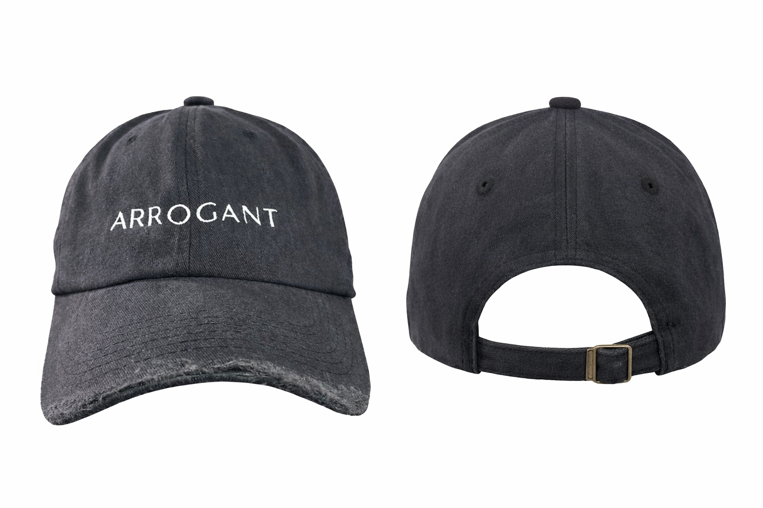 ARROGANT Origin Cap - Washed Black