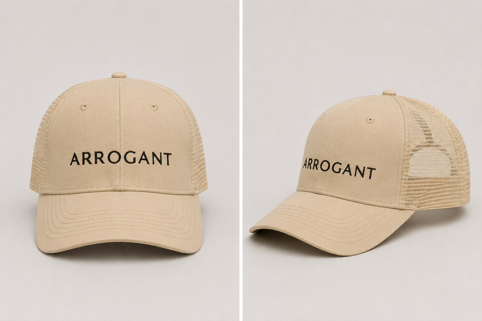 ARROGANT Origin Trucker Cap - OFF White