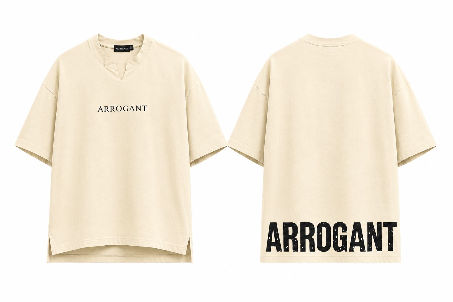 ARROGANT Heritage Oversized T-shirt - OFF White